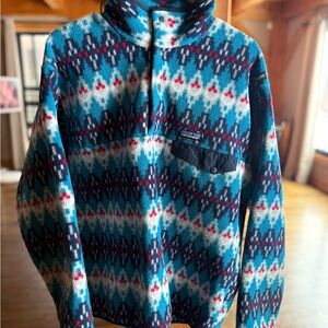 Patterned Fleece Pullover